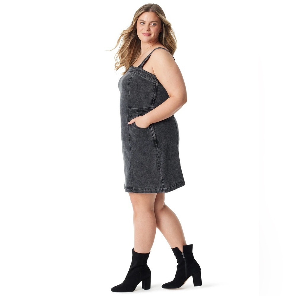 Jessica Simpson denim dress - washed black color - new with tags 2X plus